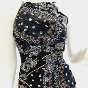 Top negro talla petite solo small